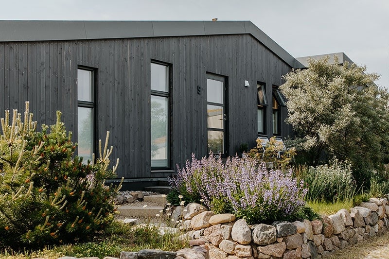 Ferienhaus Vielleichtnoch - Eingang Ostseite